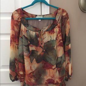 Dress barn fall blouse